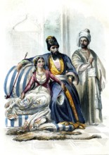 Couple Persan et Georgien en 1862