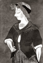 Cécile SOREL par Cappiello