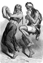 Danseurs indiens de PATAGONIE