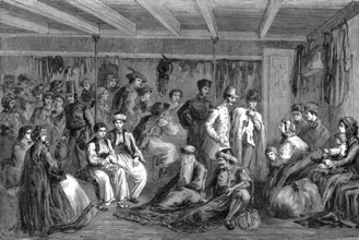 Voyageurs roumains sur le DANUBE