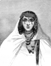 Jeune femme du Sahara algérien