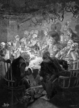 Frédéric Guillaume 1er et son collège de tabac