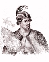 Guerrier de HawaÏ- 1834