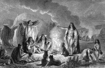 Camp d'indiens de PATAGONIE