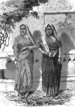 Jeunes femmes hindoues de basse caste