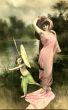 La belle femme de l'étang