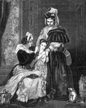 La première boucle d'oreille d'après David WILKIE, Angleterre