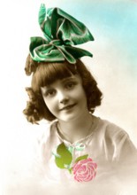 La fillette au ruban vert