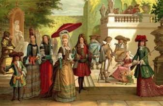 La mode et costumes sous LOUIS XIII et LOUIS XIV