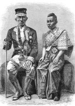 Le roi de SIAM et son épouse