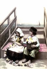 Les jeunes hollandais à la plage