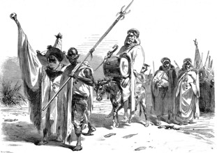 Marabouts quêteurs, Algérie