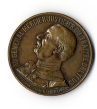Affaire Dreyfus - Médaille Général Mercier