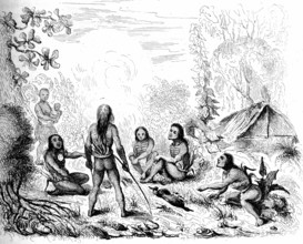 Habitants de L'île de TIKOPIA (îles Salomon)