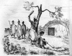 Nouvelle ZELANDE, sacrifice humain en 1834