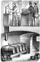 Pompe à tirer la bière en 1876