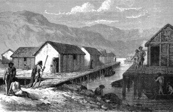 Préhistoire, un village lacustre