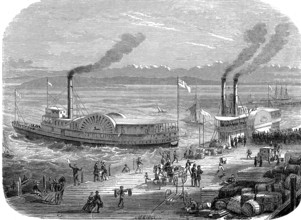 Les quais de San Francisco en 1862