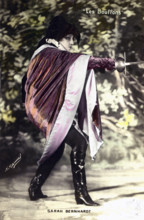 Sarah BERNHARDT dans "Les Bouffons "