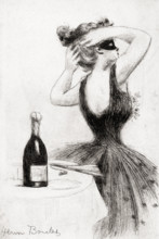 Soir de fête au champagne