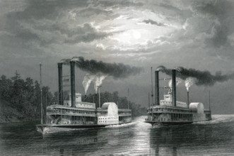 Sur le fleuve MISSISSIPI, USA