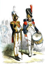 Tambour major des Grenadiers à pied