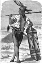 Un Dayak de Bornéo