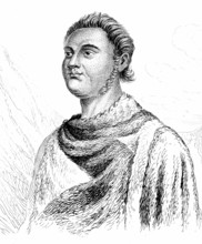 Un seigneur de HAWAÏ en 1836