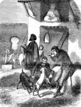 Une auberge en LACONIE (Grèce) en 1827