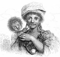 VANUATU, femme de l'Île de TANNA