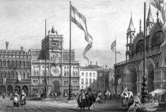 L'horloge Place Saint Marc