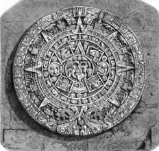 Calendrier de pierre mexicain