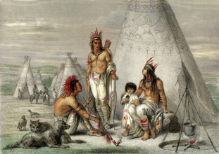 Campement Indien, USA