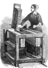 Fixation des mèches dans les moules à bougies