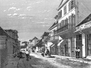 La Réunion, Saint Denis en 1862