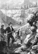 Lavage de l'or en Californie