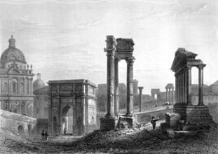 Les ruines du FORUM romain