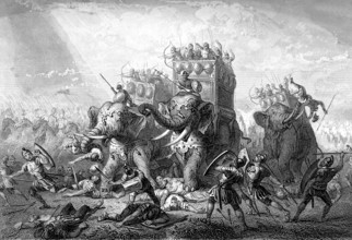 Bataille de Cannes, Italie, le 2 Août 216 avant J.C.