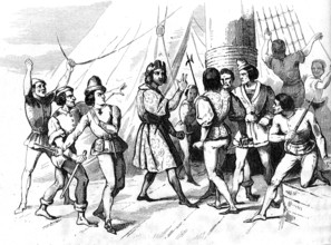 Mutinerie à bord du vaisseau de Christophe Colomb