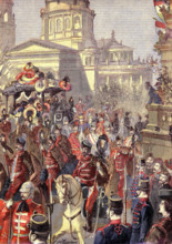 OBsèques de Lajos KOSSUTH à Turin