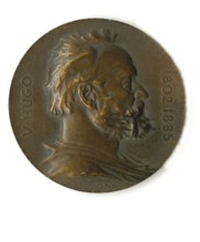 Médaille VICTOR HUGO (Recto)