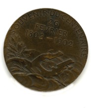 Médaille Victor HUGO (Verso)