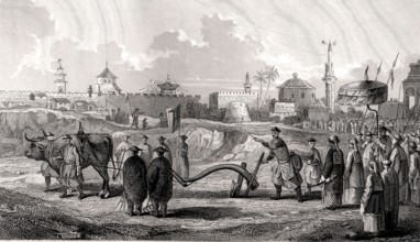 Sacre et fête de l'agriculture en Chine