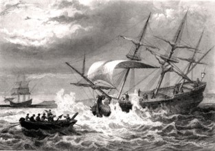 Naufrage de " La Santa Maria"