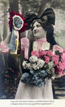 Jeune femme patriote