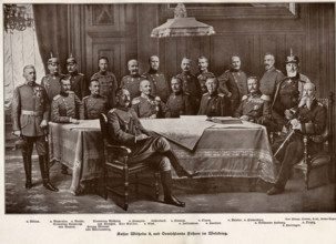 Etat major de l'empereur Guillaume II. 1914