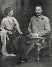 L'archiduc François-Ferdinand de Habsbourg et l'Archiduchesse de Hohenberg