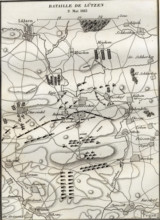 Plan de la bataille de Lutzen