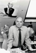 François Lesage dans son atelier, 1994