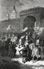 Derniers adieux de la Reine Blanche à Saint Louis